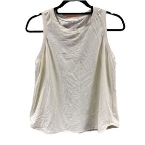 CALIA Pale Yellow Womens M Athletic Tank Performance Workout Gym Activewear